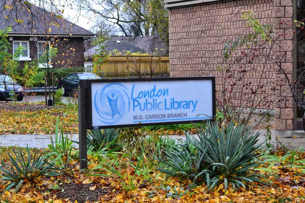 London Public Library, Carson Branch | 465 Quebec St, London, ON N5W 3Y4, Canada | Phone: (519) 438-4287