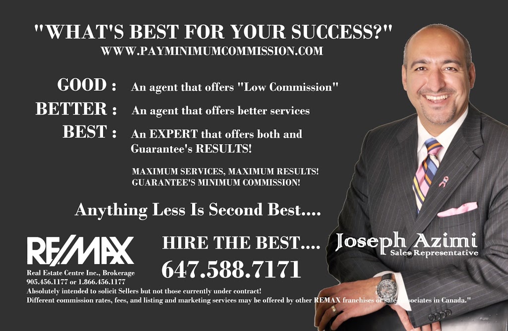 Pay Minimum Commission | 2 County Ct Blvd #150, Brampton, ON L6W 3W8, Canada | Phone: (647) 588-7171