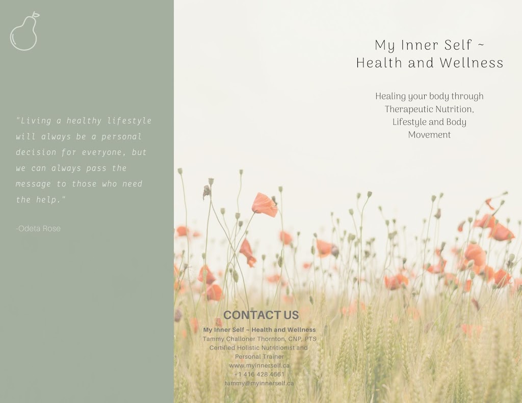 My Inner Self ~ Health and Wellness | 406 River Oaks Blvd W, Oakville, ON L6H 5T6, Canada | Phone: (416) 428-4661