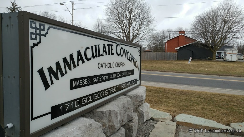 Immaculate Conception Church | 1710 Scugog St, Port Perry, ON L9L 1E2, Canada | Phone: (905) 985-7071