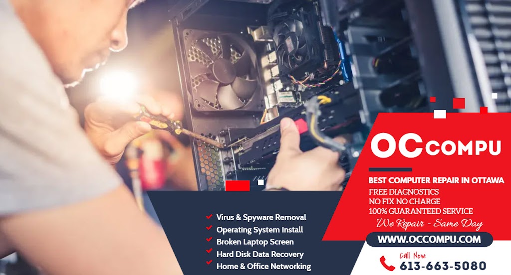 OC Compu Computer Services www.OCcompu.com | 18 Reubens Ct, Ottawa, ON K1G 5K5, Canada | Phone: (613) 663-5080