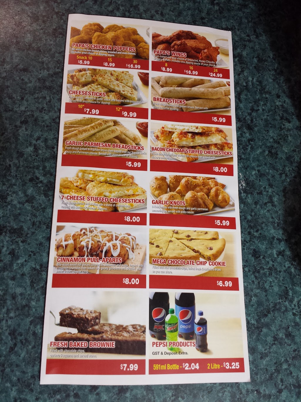 Papa Johns Pizza | 8249 Eagle Landing Pkwy, Chilliwack, BC V2P 0E2, Canada | Phone: (604) 392-3878