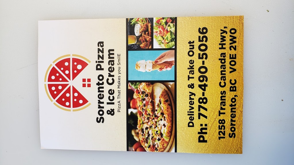 Sorrento pizza & ice-cream | 1258 Trans-Canada Hwy, Sorrento, BC V0E 2W0, Canada | Phone: (778) 490-5056