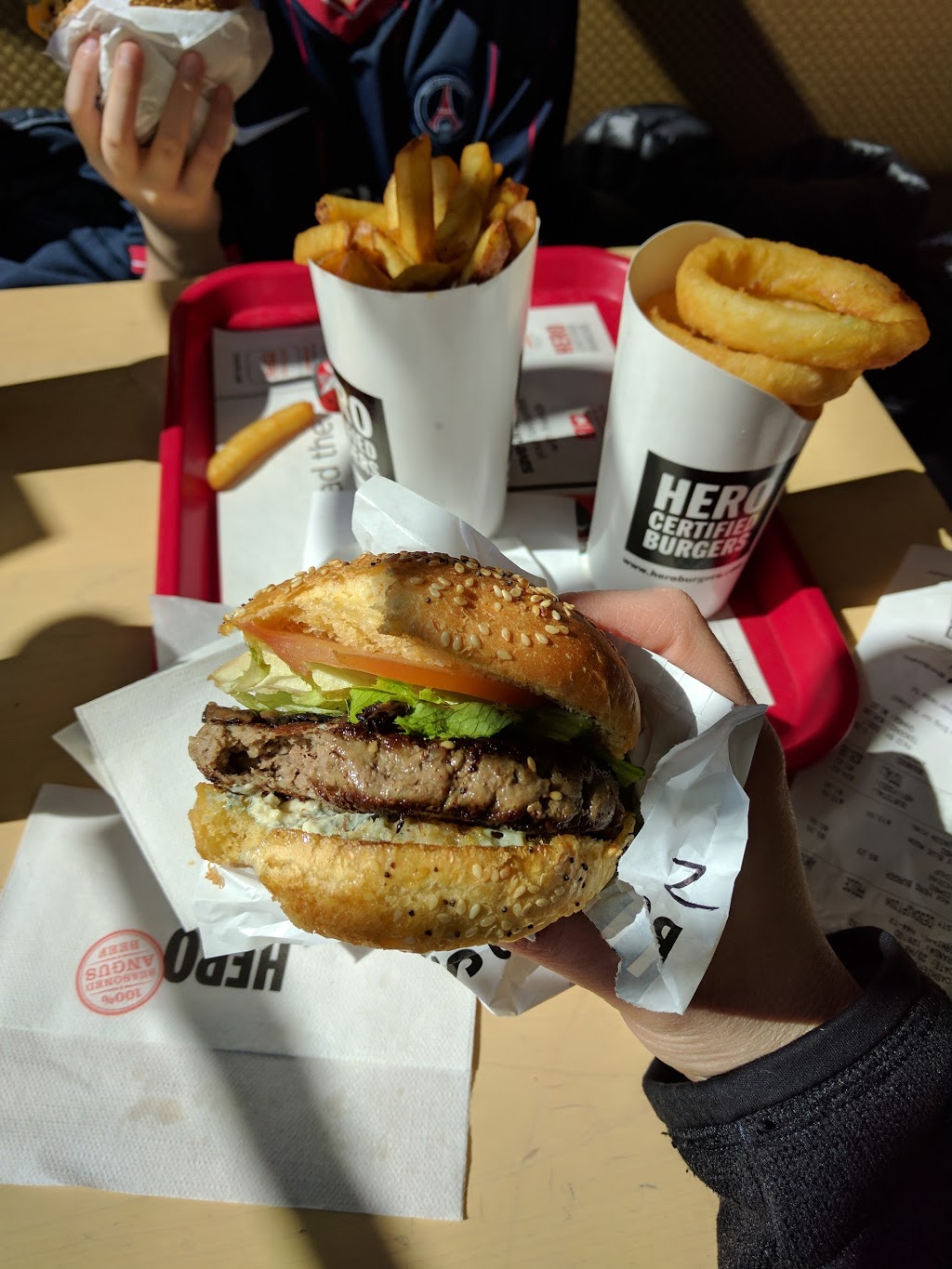 Hero Certified Burgers | 2018 Queen St E, Toronto, ON M4L 1J3, Canada | Phone: (647) 748-7977