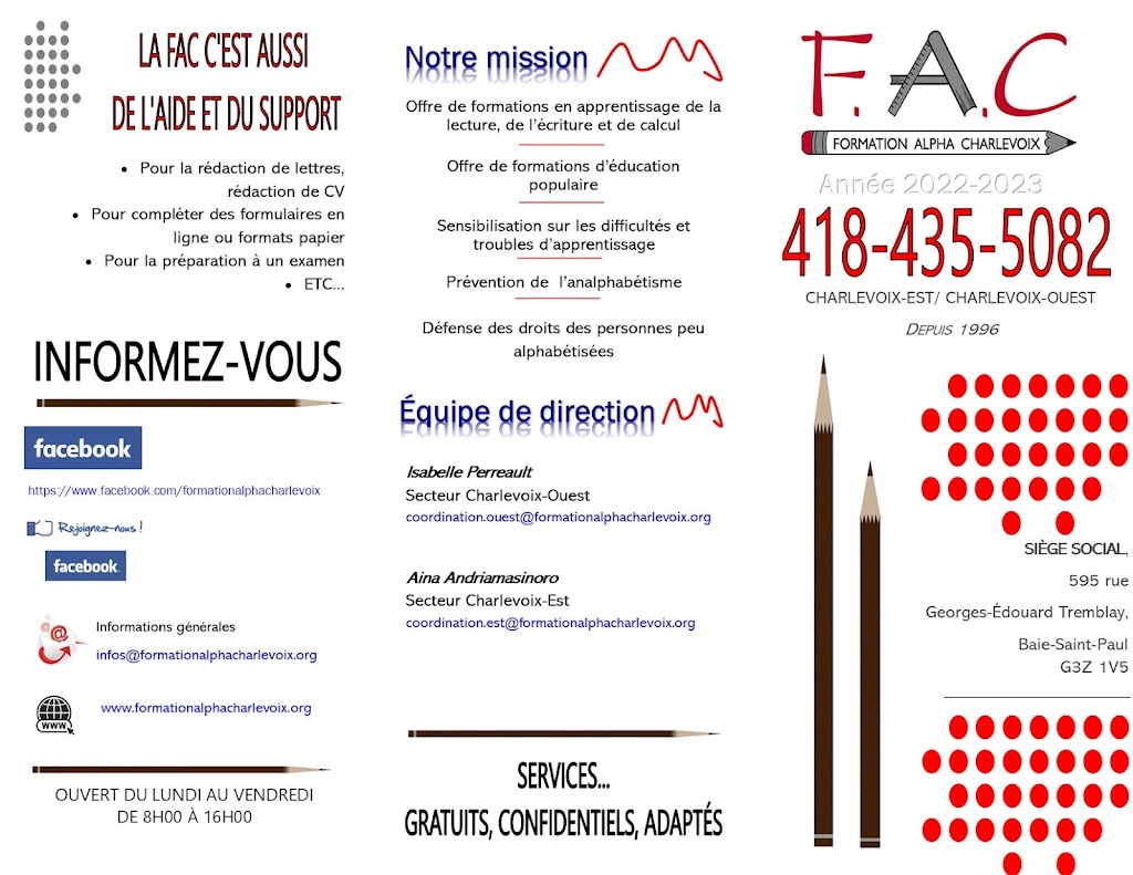 Formation Alpha Charlevoix | 2 Rue de lUsine, Baie-Saint-Paul, QC G3Z 1Y1, Canada | Phone: (418) 435-5082