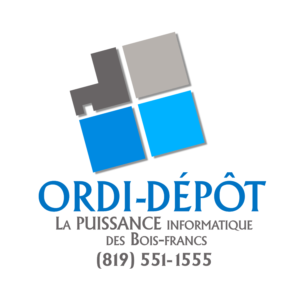 ORDI-DÉPÔT (Techno-Centre) Victoriaville Cherche le logo Bleu | 682 Boulevard des Bois Francs S, Victoriaville, QC G6P 5W7, Canada | Phone: (819) 551-1555