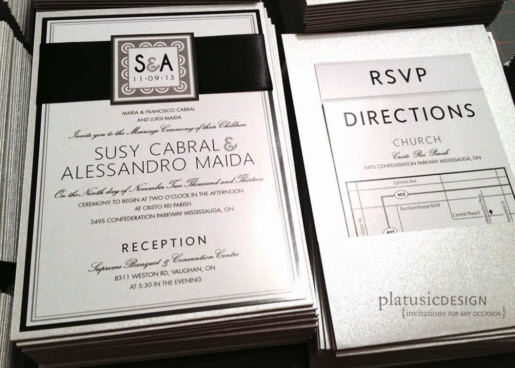 Platusic Design Creative Studio - Wedding Invitations, Branding  | 61 Arrowhead Dr, Hamilton, ON L8W 3X2, Canada | Phone: (416) 258-8405