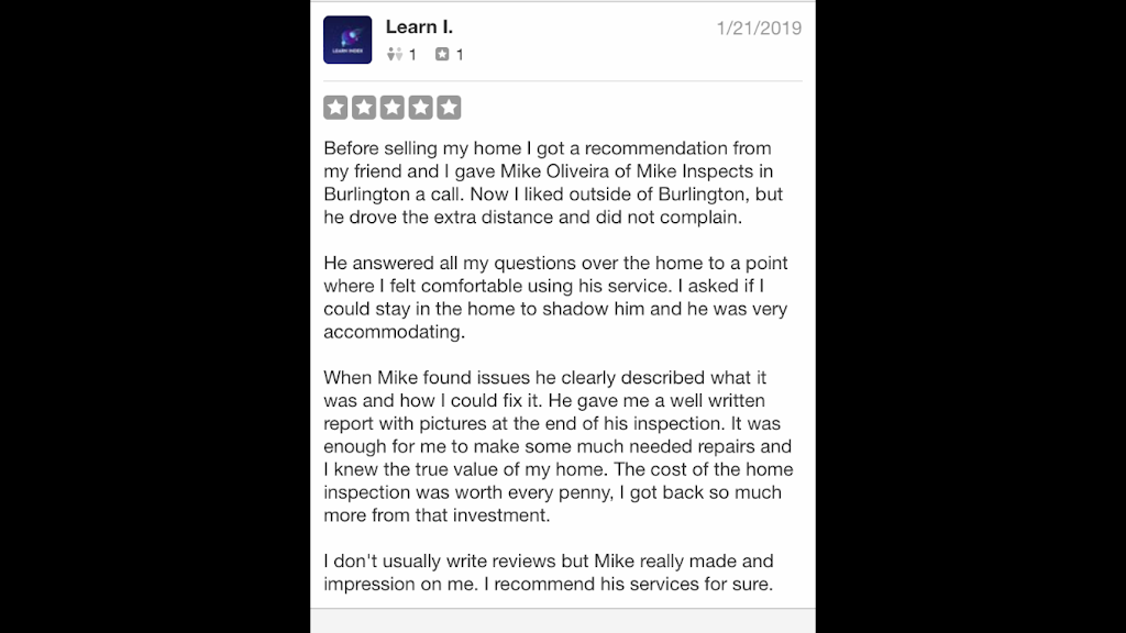 Mike Inspects | Burloak Dr, Burlington, ON L7L 6X4, Canada | Phone: (289) 208-2554