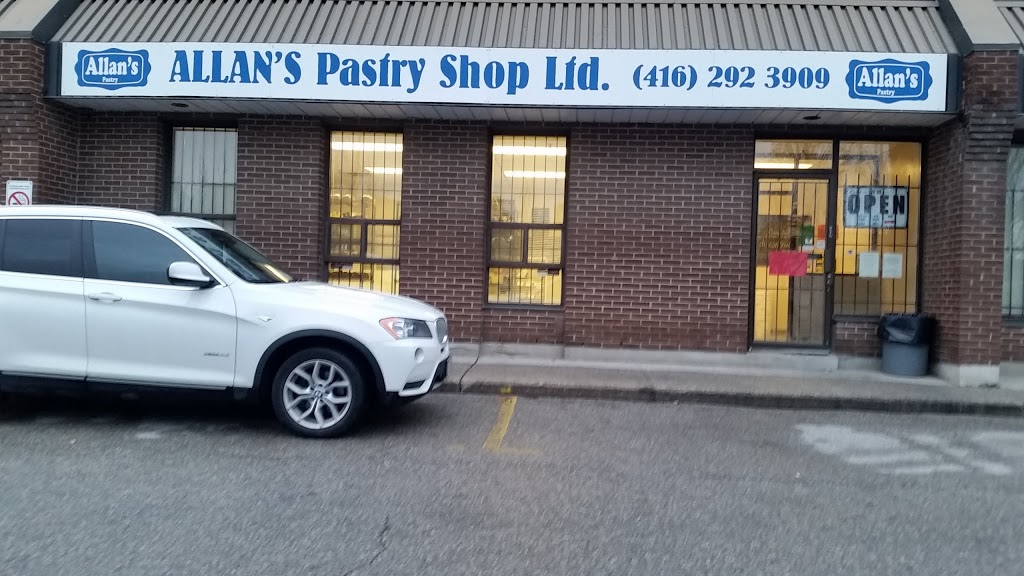 Allans Pastry Shop Ltd. | 3447 Kennedy Rd #3, Scarborough, ON M1V 3S1, Canada | Phone: (416) 292-3909