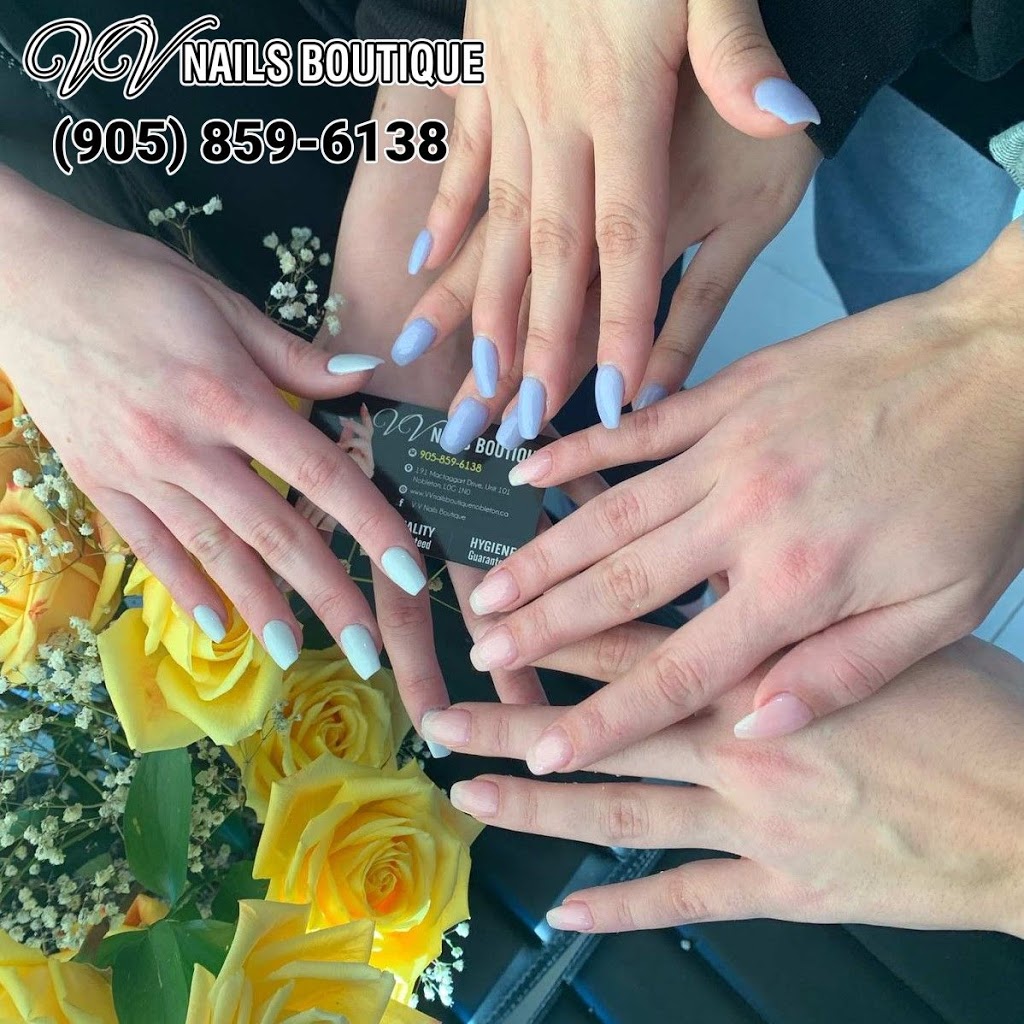 V V Nails Boutique | 191 Mactaggart Dr Unit 101, Nobleton, ON L0G 1N0, Canada | Phone: (905) 859-6138