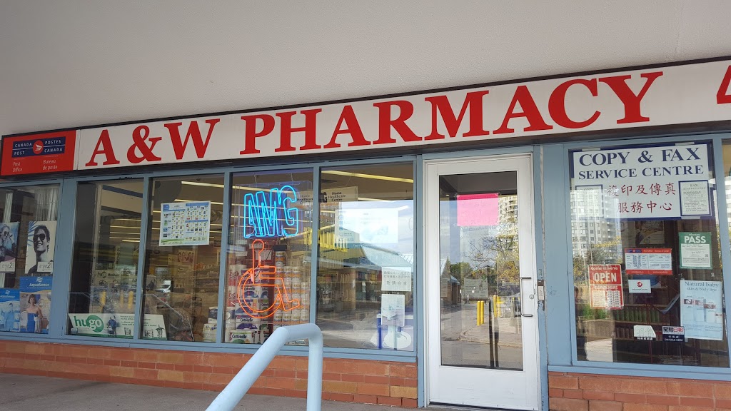 A&W Pharmacy | 250 Alton Towers Cir, Scarborough, ON M1V 3Z4, Canada | Phone: (416) 297-7711