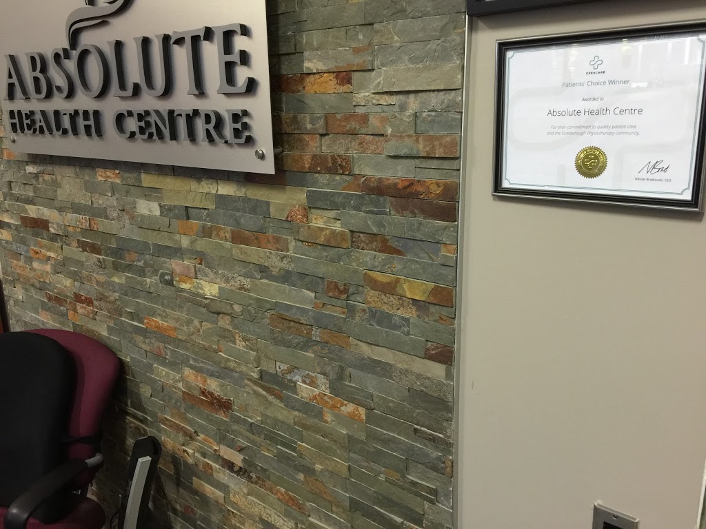 Absolute Health Centre | Woodside Square Mall, 1571 Sandhurst Cir #135, Scarborough, ON M1V 1V2, Canada | Phone: (416) 551-1168