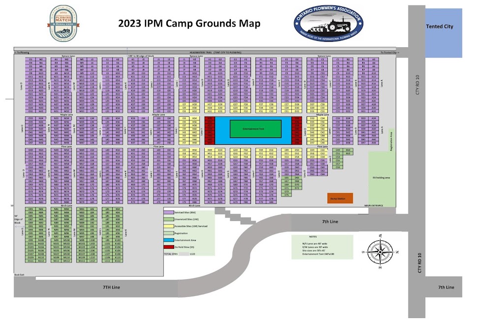 2023 International Plowing Match RV Park | 333569 7 Line, Laurel, ON L0N 1L0, Canada | Phone: (519) 939-7352