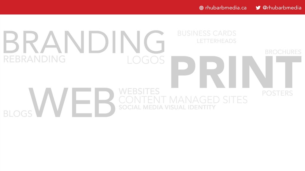 Rhubarb Media | 1148 Snow Valley Rd, Minesing, ON L4M 1Y3, Canada | Phone: (705) 252-2423
