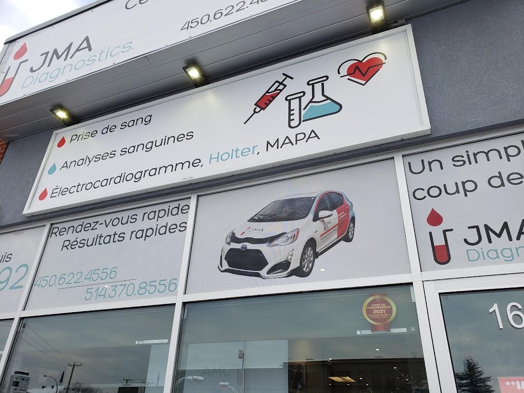 JMA Diagnostics Laval - Prise de sang | 1672 Boulevard des Laurentides, Vimont, QC H7M 2P4, Canada | Phone: (450) 622-4556