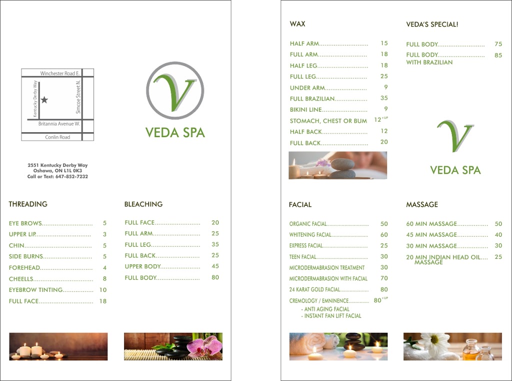 Veda Spa | 2551 Kentucky Derby Way, Oshawa, ON L1L 0K3, Canada | Phone: (647) 852-7232