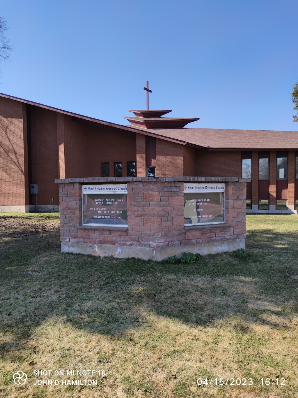 Zion Christian Reformed Church | 152 Drive-in Rd, Pembroke, ON K8A 7P1, Canada | Phone: (613) 732-4774