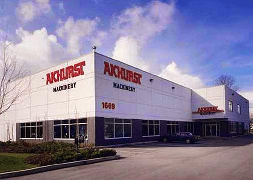 Akhurst Machinery Ltd | 1669 Fosters Way, Delta, BC V3M 6S7, Canada | Phone: (604) 540-1430