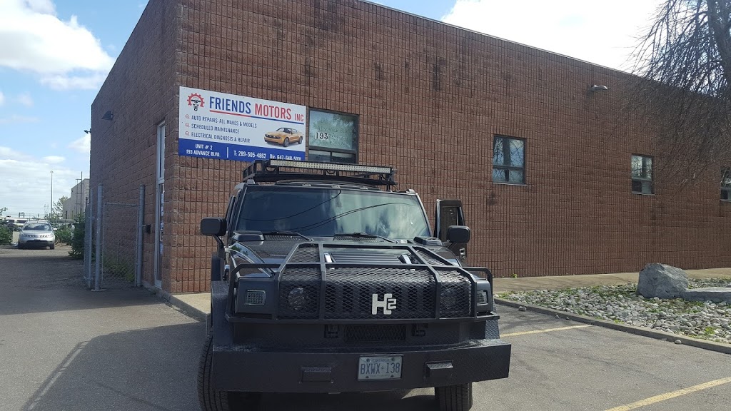 friends motors | 193 Advance Blvd, Brampton, ON L6T 4H9, Canada | Phone: (647) 648-5031