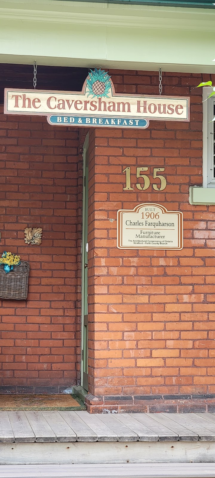 The Caversham House Bed and Breakfast | 155 Cobourg St, Stratford, ON N5A 3E9, Canada | Phone: (519) 301-2132