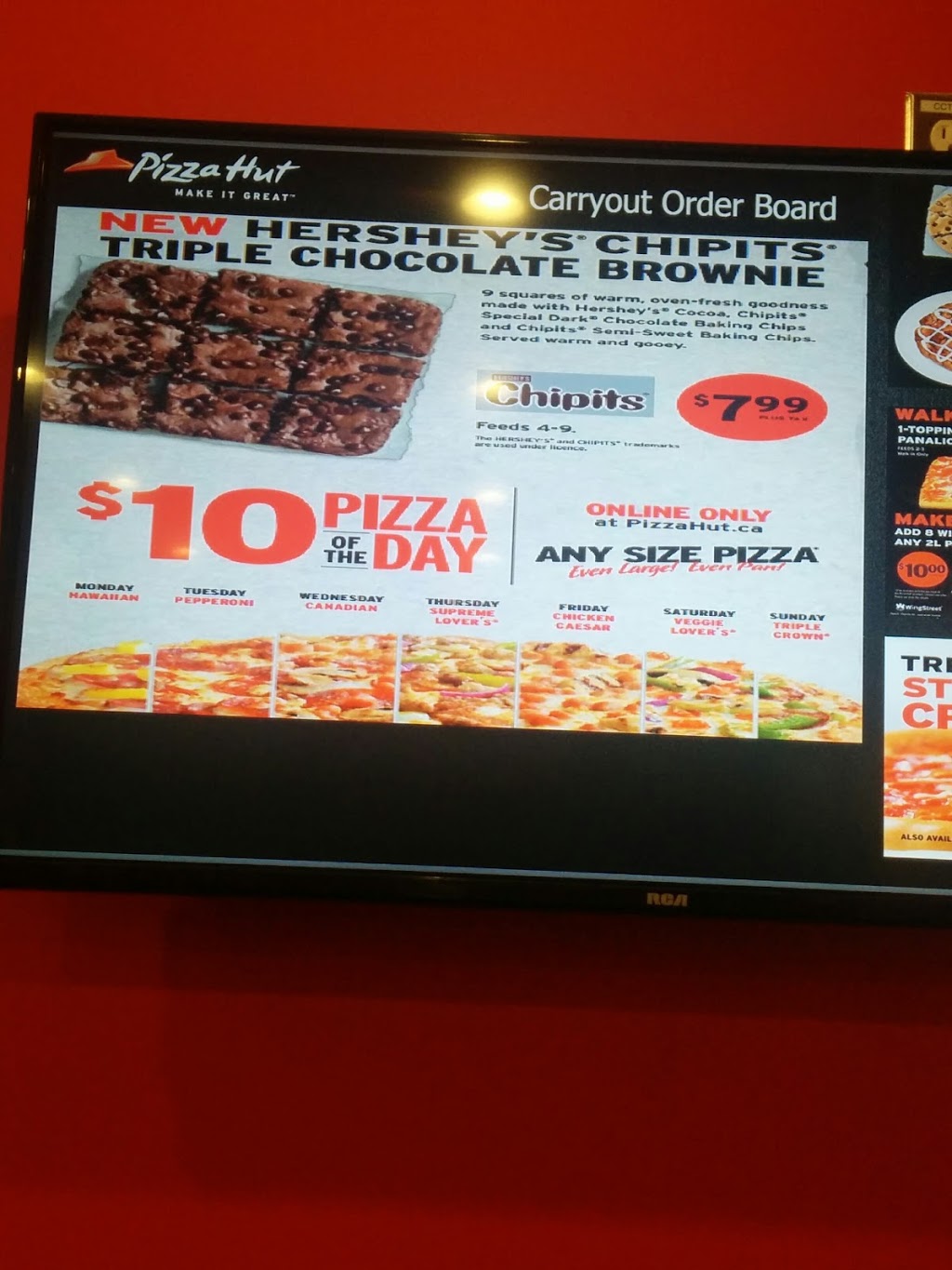 Pizza Hut | 401-120 Fifth Ave, Cochrane, AB T4C 0A4, Canada | Phone: (403) 932-2037