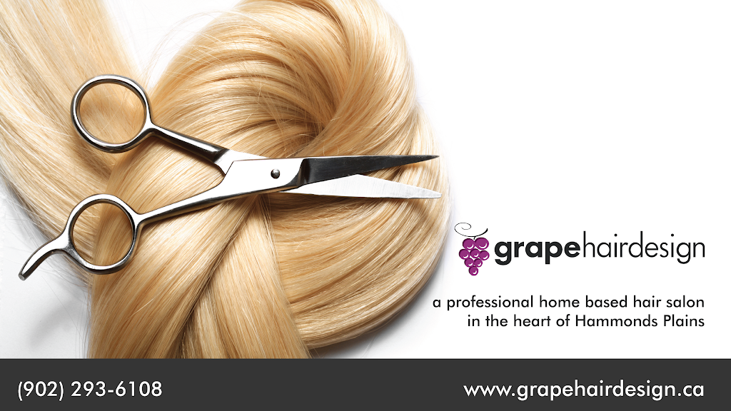 Grape Hair Design | hair care | 868 White Hills Run, Upper Hammonds Plains, NS B4B 1V6, Canada | 9022936108 OR +1 902-293-6108