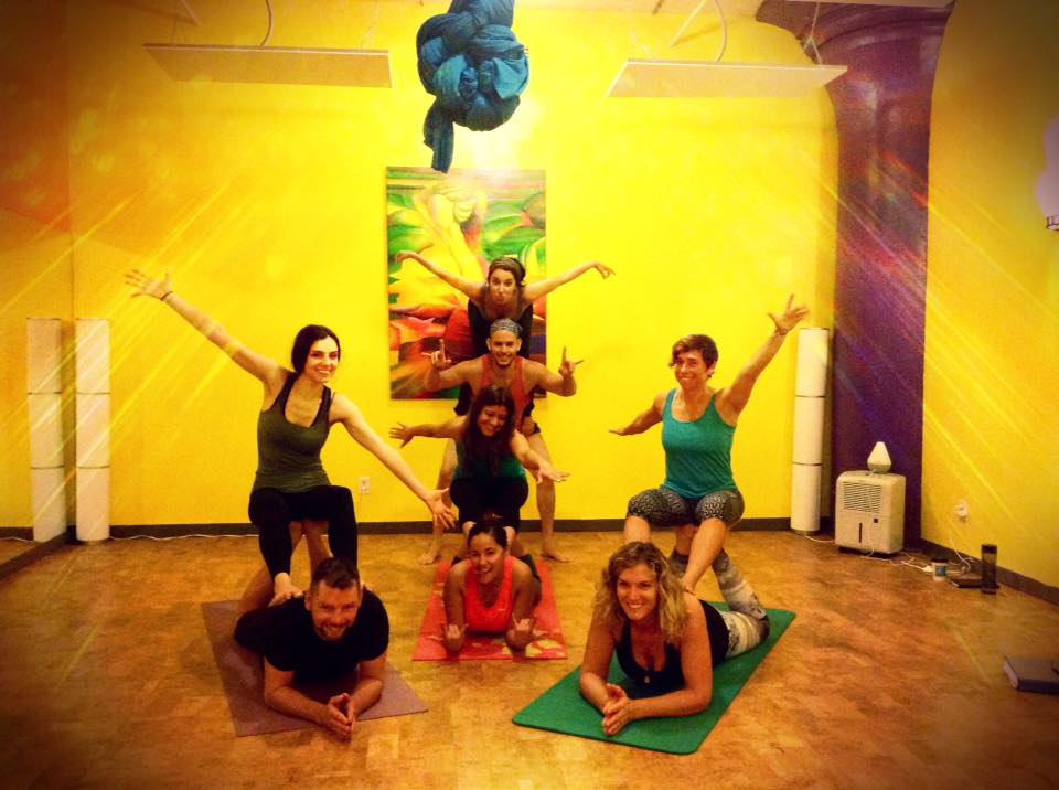 The Flying Yogi | 245 Carlaw Ave #007, Toronto, ON M4M 2S1, Canada | Phone: (647) 993-9644