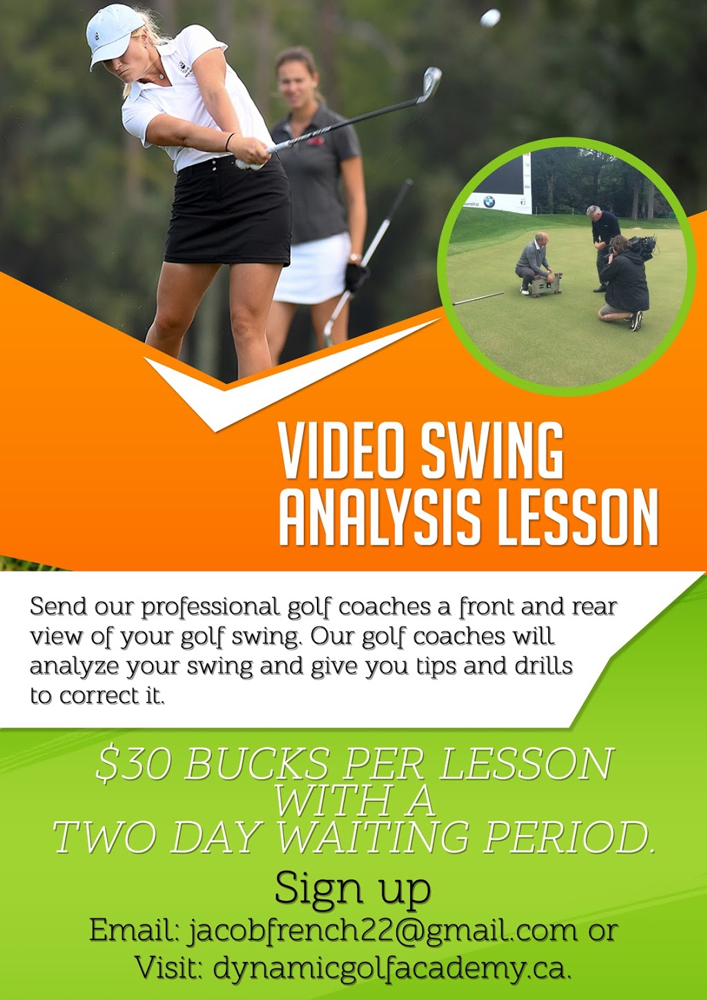 Dynamic Golf Academy | 753081 2 Line EHS Mono, Orangeville, ON L9W 5W4, Canada | Phone: (519) 217-9055