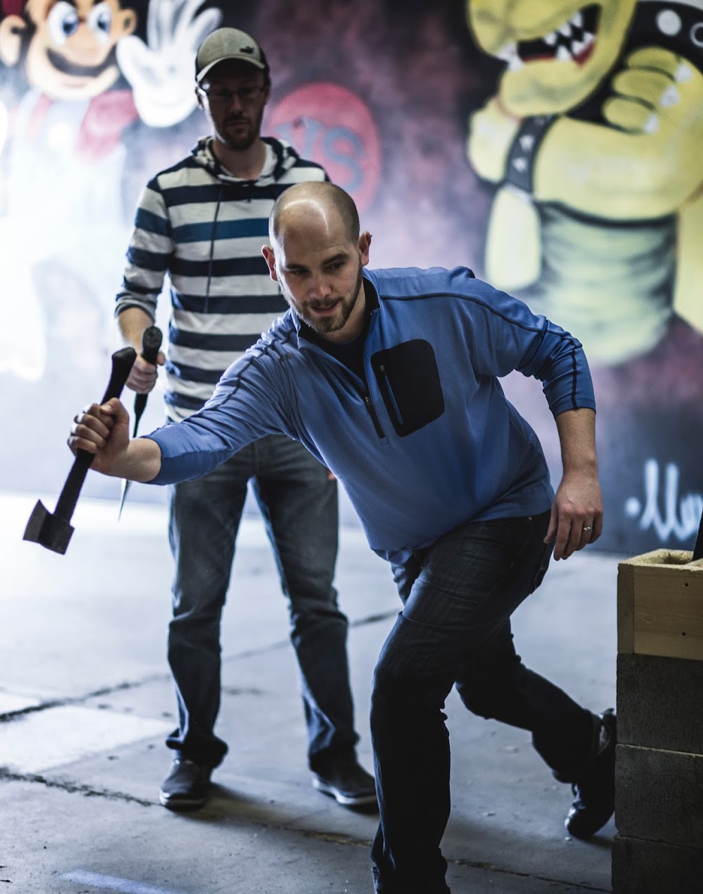 Bad Axe Throwing Ottawa | 1580 Liverpool Ct #8, Ottawa, ON K1B 4L2, Canada | Phone: (844) 818-0999