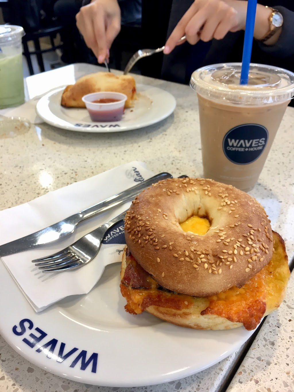 Waves Coffee House | 4204 Hastings St, Burnaby, BC V5C 2J6, Canada | Phone: (604) 473-9288