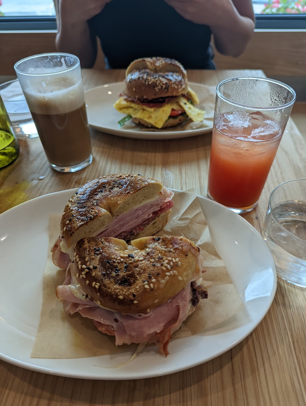 Salty Blonde Bagel Bar | 298 Blake St, Barrie, ON L4M 1K8, Canada | Phone: (705) 721-1661