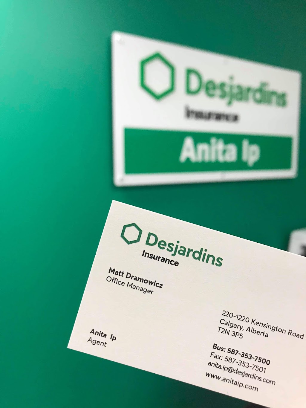 Anita Ip - Desjardins Insurance Agent | 1220 Kensington Rd NW Unit 220, Calgary, AB T2N 3P5, Canada | Phone: (587) 353-7500