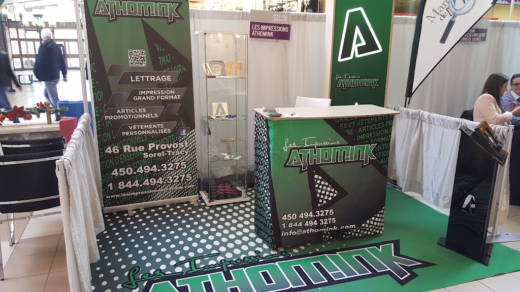 Les Impressions Athomink | 46 Rue Provost, Sorel-Tracy, QC J3P 1P4, Canada | Phone: (450) 855-3375