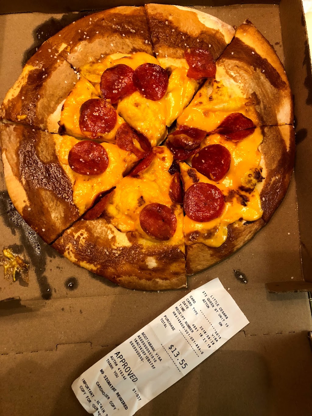 Little Caesars Pizza | 372 Queen St, Acton, ON L7J 2N2, Canada | Phone: (519) 853-3232