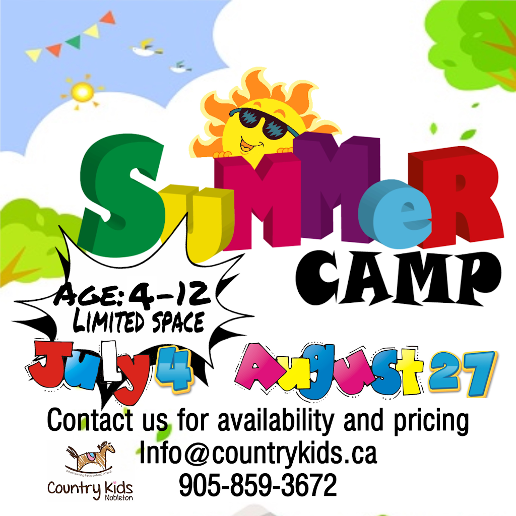 Country Kids Nobleton Child Care Centre | 6045 King Rd, Nobleton, ON L0G 1N0, Canada | Phone: (905) 859-3672