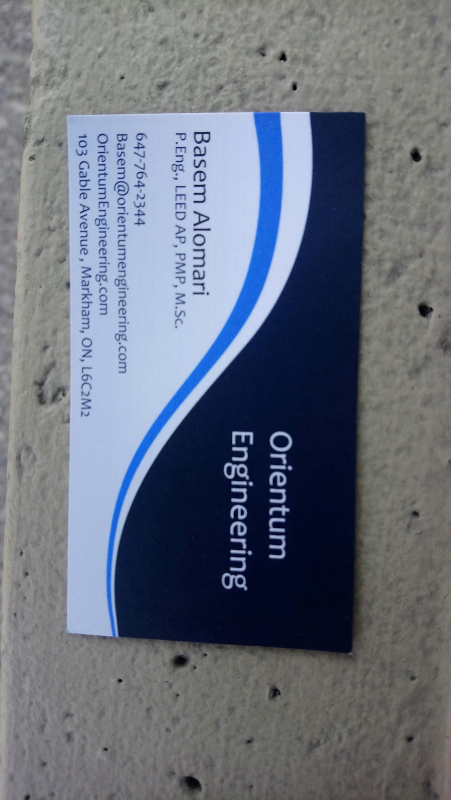 Orientum Engineering | 103 Gable Ave, Markham, ON L6C 2M2, Canada | Phone: (647) 764-2344