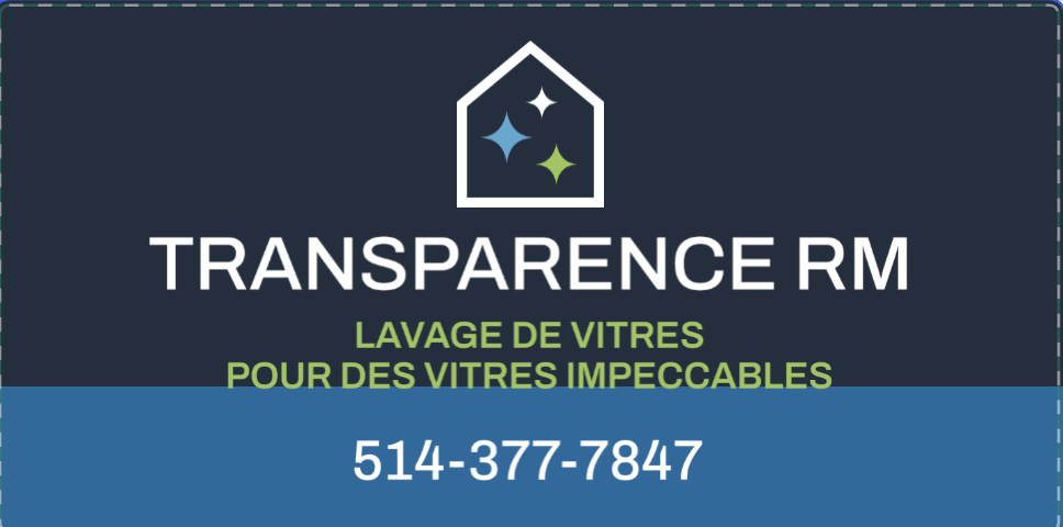 Transparence RM lavage de vitres | 614 Rue Crevier, Vaudreuil-Dorion, QC J7V 0K1, Canada | Phone: (514) 377-7847