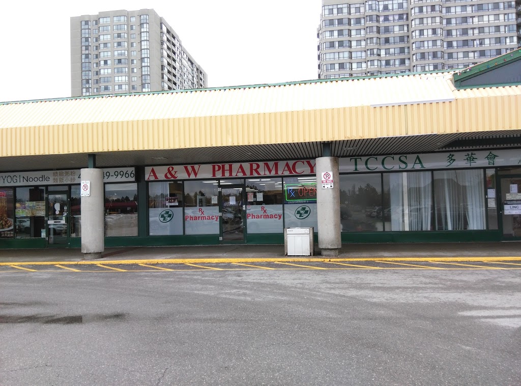 A & W Pharmacy | 325 Bamburgh Cir, Scarborough, ON M1W 3Y1, Canada | Phone: (416) 492-5507
