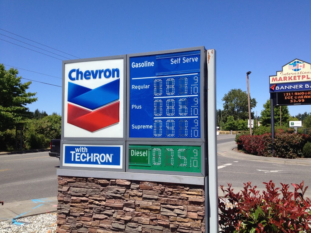 Chevron Point Roberts | 486 Tyee Dr, Point Roberts, WA 98281, USA | Phone: (360) 945-0828