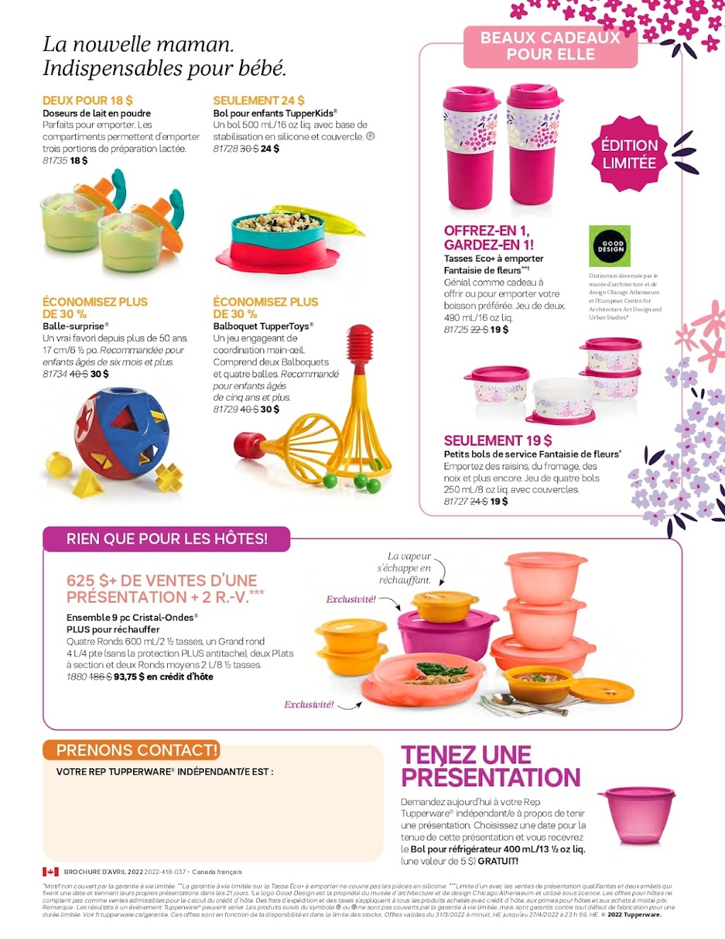 Tupperware de Sylvie | 5963 Rue des Cardinaux, Laval, QC H7L 5N7, Canada | Phone: (514) 622-5470