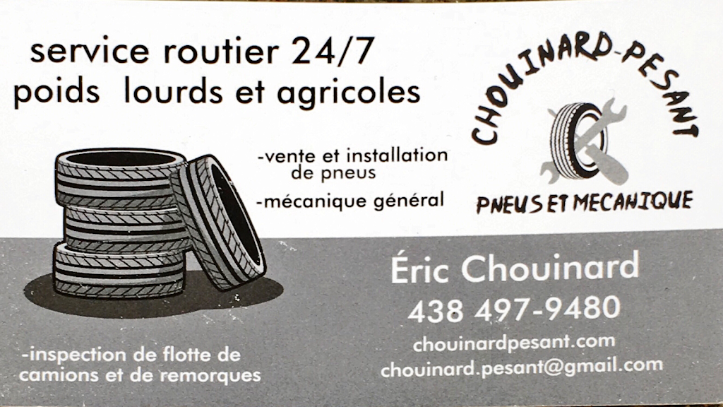 Chouinard-pesant pneus et mecanique | 66 Route des Seigneurs, Saint-André-dArgenteuil, QC J0V 1X0, Canada | Phone: (438) 497-9480