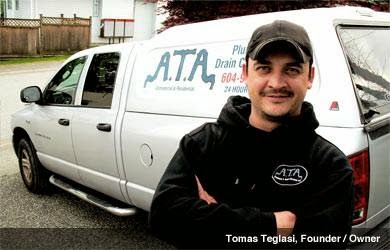 ATA Plumbing & Drain Cleaning | 2939 Cord Ave, Coquitlam, BC V3B 6X5, Canada | Phone: (604) 992-2662