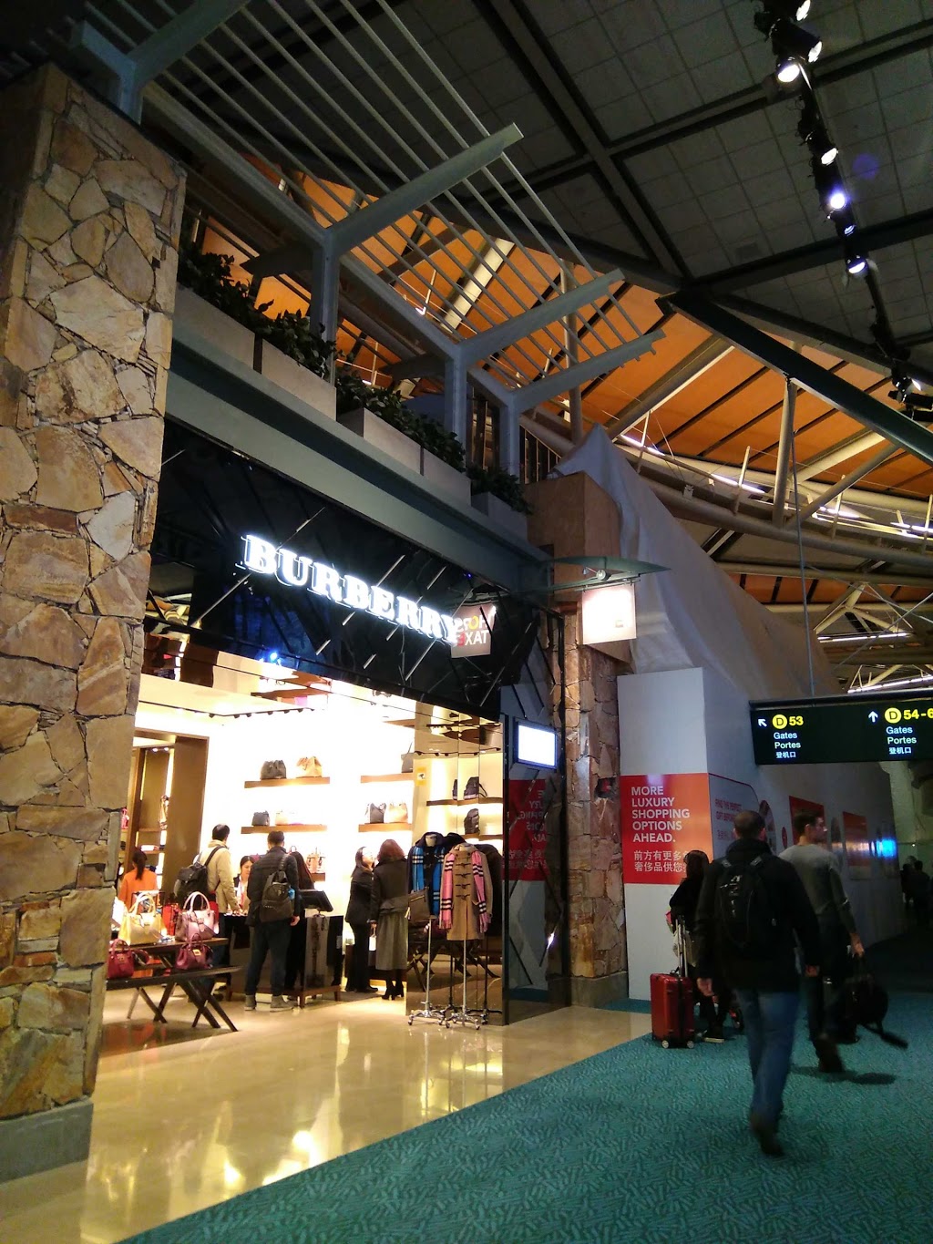Burberry | Vancouver International Airport (YVR), 3211 Grant McConachie Way, Richmond, BC V7B 0A4, Canada | Phone: (604) 273-1708