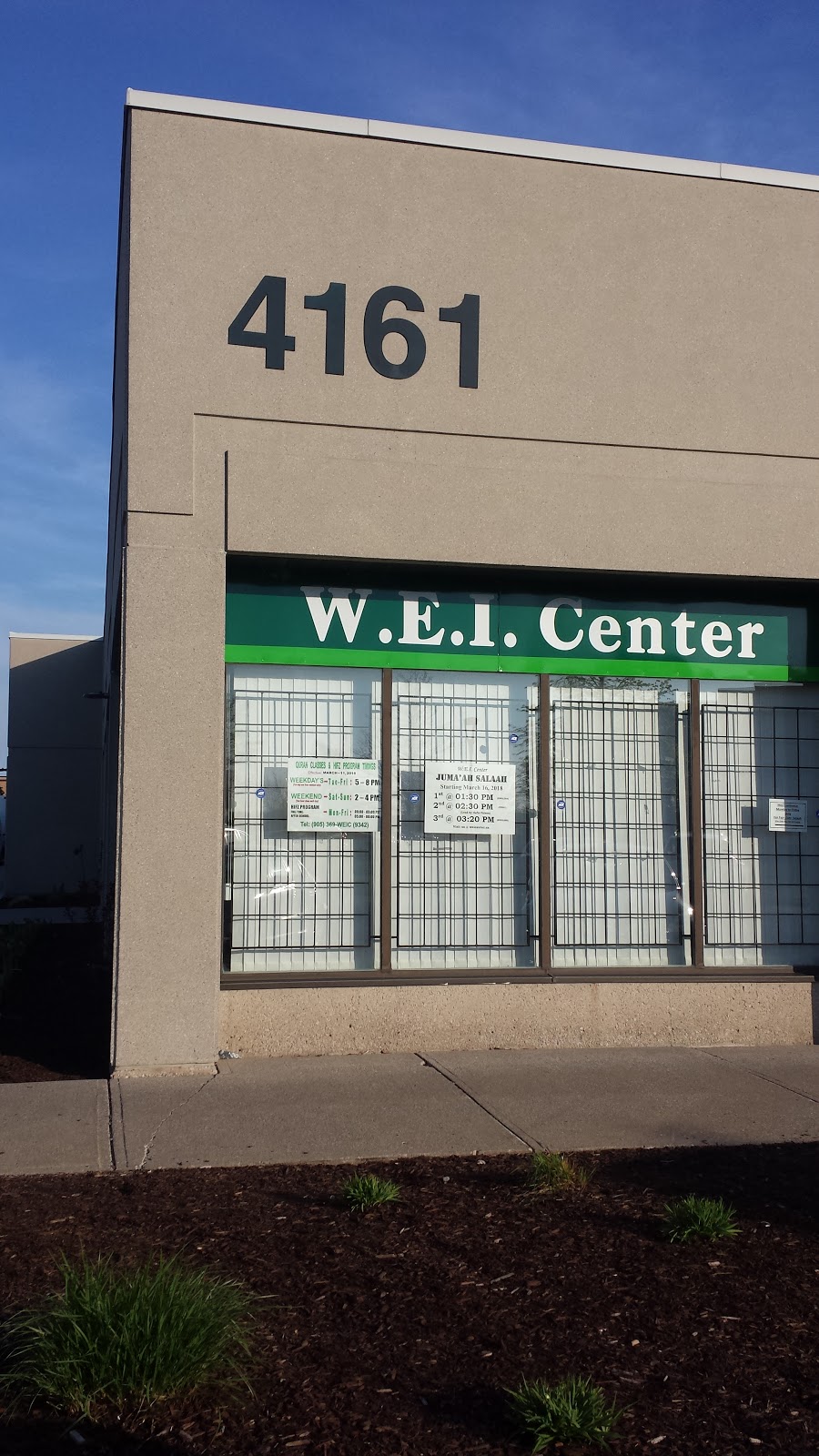 West End Islamic Center | 4161 Sladeview Crescent #12-13, Mississauga, ON L5L 5R3, Canada | Phone: (905) 369-9342