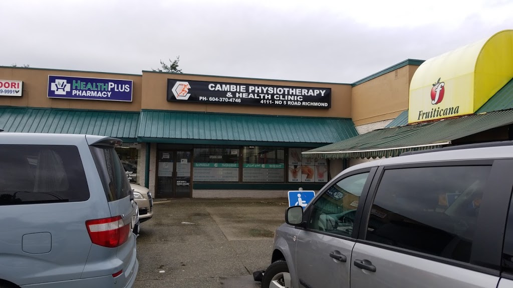 Cambie Physiotherapy and Health Clinic | 4111 No 5 Rd, Richmond, BC V6X 2T9, Canada | Phone: (604) 370-4746