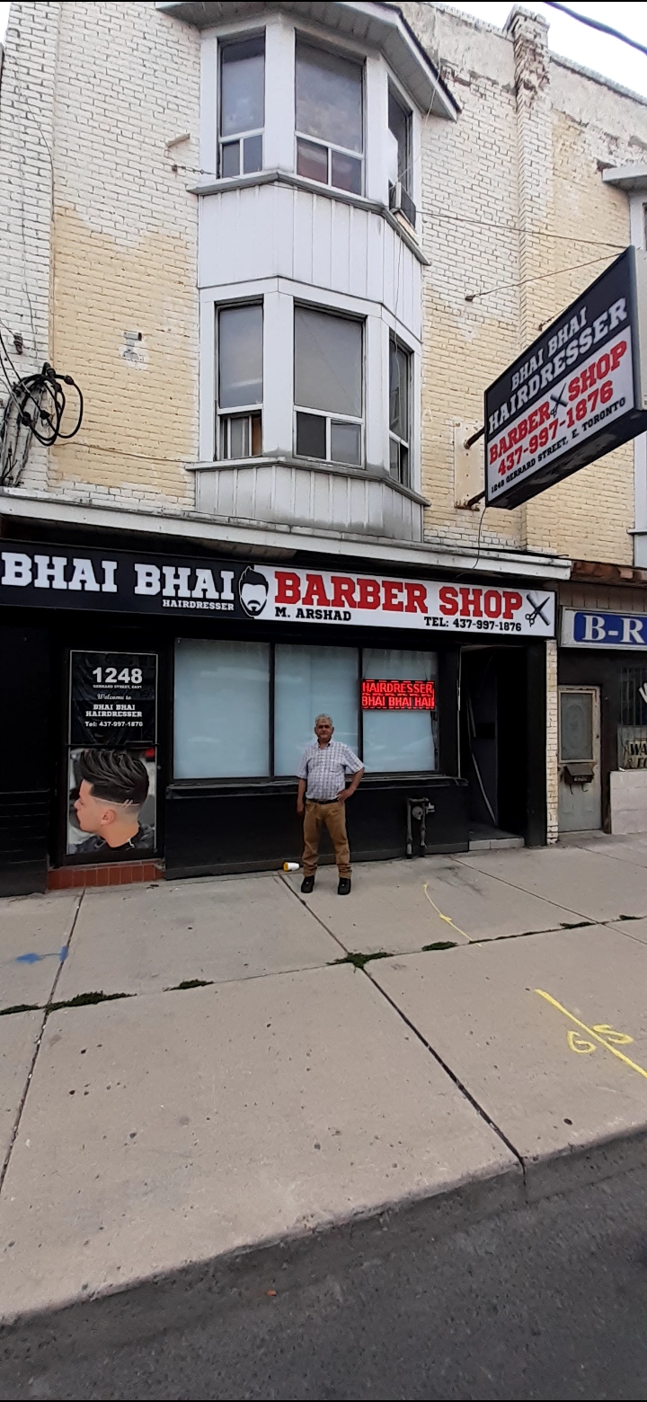 Bhai Bhai Hairdresser | 1248 Gerrard St E, Toronto, ON M4L 1Y6, Canada | Phone: (437) 997-1876
