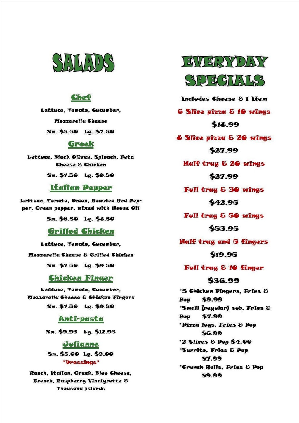 Grandma Ds Pizzeria | 2500 Niagara Falls Blvd, Niagara Falls, NY 14304, USA | Phone: (716) 216-6693