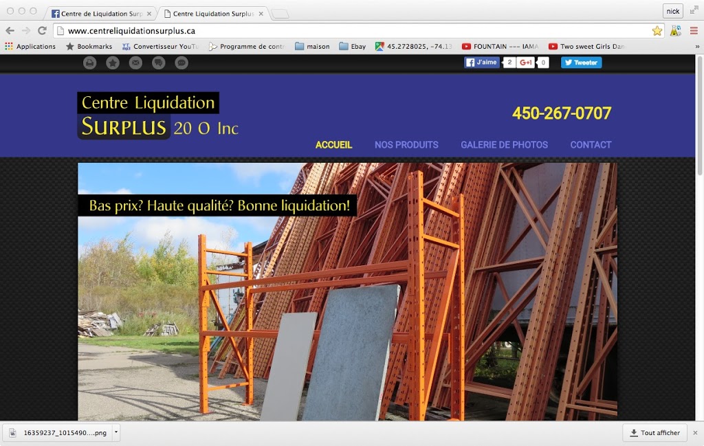 Centre Liquidation Surplus | 242 Rue 31e, Saint-Zotique, QC J0P 1Z0, Canada | Phone: (450) 267-0707
