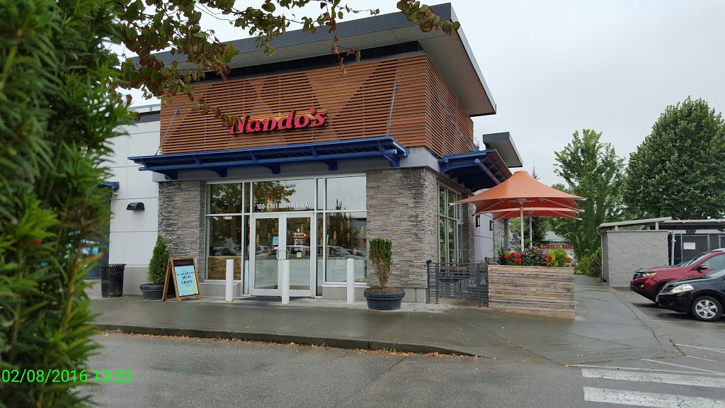 Nandos South Burnaby (Big Bend) | Big Bend Crossing, 5761 Marine Way Unit #100, Burnaby, BC V5J 0A6, Canada | Phone: (604) 451-0004