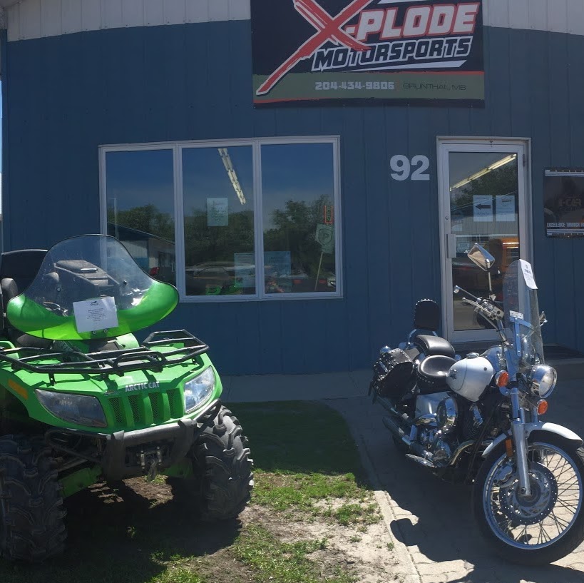 X-Plode Motorsports Motorcycle, ATV, Boat Repair & Parts, Car an | 92 Main St Box 999, Grunthal, MB R0A 0R0, Canada | Phone: (204) 434-9806